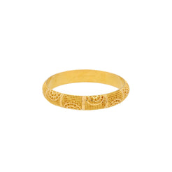 22K Gold Single Bangle, 19.5gm - Virani Jewelers