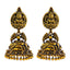 22K Yellow Gold Antique Temple Set w/ Gems & Pearls (83 grams)