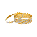 22K Gold Multi Tone Set of Four Bangles, 93.1gm - Virani Jewelers | 


Looking for simple and elegant gold bangle designs that can complement your regular and party ...