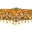 22K Yellow Gold Laxmi Vaddanam Waist Belt w. Gems (270.8 grams)