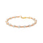 22K Multi-Tone Gold Beaded Bangle (9.7gm)