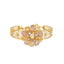 22K Multi-Tone Gold Floral Bangle (14.9gm)