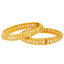 22K Yellow Gold Beaded Bangle Set (22.5gm)