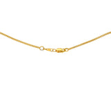22K Yellow Gold 1mm Beaded Chain (15.7gm) | 
This minimal 22k gold chain for women has a tiny beaded details that add texture and variety to ...