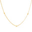 22K Yellow Gold 1mm Beaded Chain (11.1gm)