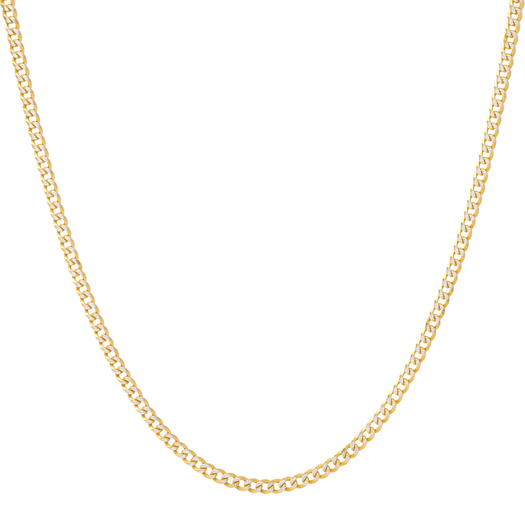 22K Yellow Gold Link Chain (12.5gm) | The simple design and style of this 22k gold link chain for men will add a sense of casual cool l...