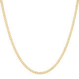 22K Yellow Gold Link Chain (12.5gm) | The simple design and style of this 22k gold link chain for men will add a sense of casual cool l...