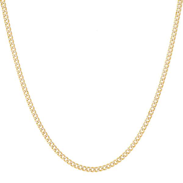 22K Yellow Gold Link Chain (12.5gm) | The simple design and style of this 22k gold link chain for men will add a sense of casual cool l...