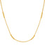 22K Yellow Gold 1mm Beaded Chain (14.3gm)
