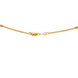 22K Yellow Gold 1mm Beaded Chain (14.3gm) | 
This 22k yellow gold chain has a minimal design and style that can add a classy finish to any lo...