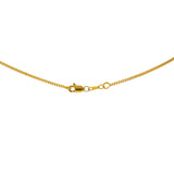 22K Yellow Gold 1mm Beaded Chain (13.6gm) | 
The elegant beading added to this minimal 22k yellow gold chain brings a lady-like allure to the...