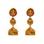 22K Yellow Gold & Ruby Jhumka Earrings (19.2gm)