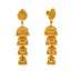 22K Yellow Gold Layered Jhumka Earrings (24.7gm)