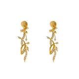 22K Yellow Gold & CZ Abstract Earrings (9.1gm) | 
These gorgeous 22k yellow gold earrings are perfect to wear when you want to ass a touch of clas...