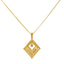 22K Yellow & White Gold Pendant Set (12.7gm)