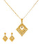 22K Yellow & White Gold Pendant Set (12.7gm)