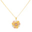 22K Multi-Tone Gold Pendant Set (17.4gm)