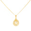 22K Yellow & White Gold Pendant Set (11gm)