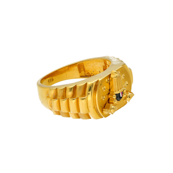 22K Yellow Gold Temple Ring (13gm) | 


This wonderful 22k yellow gold temple jewelry ring with bring properity and good futune to the...