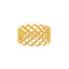 22K Yellow Gold Geometic Ring (3.5gm)