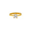 22K Yellow Gold & Cubic Zirconia Ring (2.4gm)