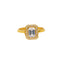 22K Yellow Gold & CZ Ring (2.8gm)