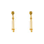 22K Yellow Gold V-Necklace Beaded Jewelry Set (16.9gm)