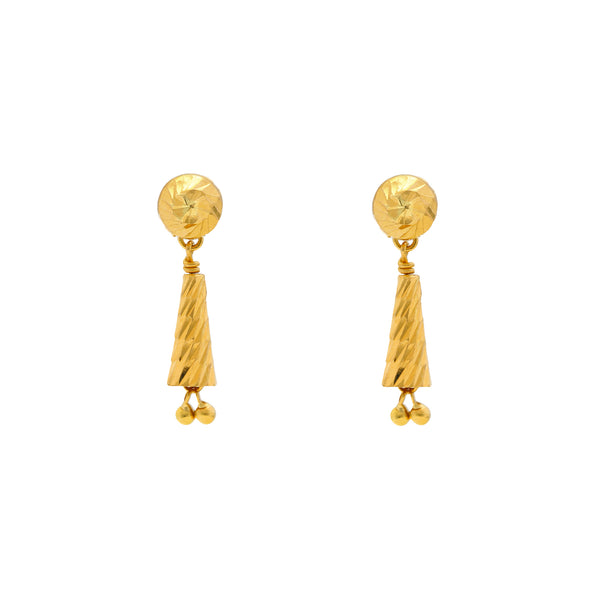 22K Yellow Gold Chains & Beads Jewelry Set (50gm) | 
The minimal design and style of this 22k yellow gold necklace and earring set doesn't limit top ...
