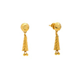 22K Yellow Gold Chains & Beads Jewelry Set (50gm) | 
The minimal design and style of this 22k yellow gold necklace and earring set doesn't limit top ...