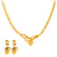 22K Yellow Gold Jewelry Set  w/ Heart Details (37.1gm)