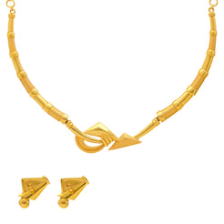 22K Yellow Gold Jewelry Set (42gm)