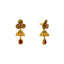 22K Gold & Gemstone Lotus Choker Set (45.3gm)