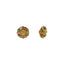 22K Antique Gold Jeweled Studs (5.6gm)