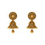 22K Antique Gold Necklace Set (77gm)