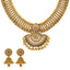 22K Antique Gold Jhumka Jewelry Set (74.3gm)