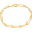 22K Yellow & White Gold Ball Bead Anklet Set (16.1gm)