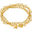 22K Yellow Gold Beaded Anklet Set (28.3gm)