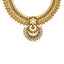 22K Antique Gold & Kundan Chandbali Jewelry Set (102.1gm)