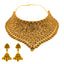 22K Antique Gold Ekani Choker Set (122.1gm)