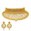 22K Antique Gold Chanbali Choker Set (81gm)