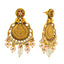22K Antique Gold Kundan Choker Necklace Set (87gm)