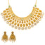 22K Antique Gold Kundan Choker Necklace Set (87gm)