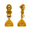 22K Antique Gold Kundan Choker Necklace Set (85.1gm)