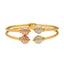 22K Multi-Tone Gold Open Bangle (26gm)