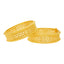 22K Yellow Gold Filigree Bangle Set (81.3 grams)