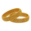22K Yellow Gold Beaded Filigree Bangle Set (42.5gm)