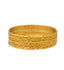 22K Yellow Gold Thin Bangle Set of 6 (41.6gm)