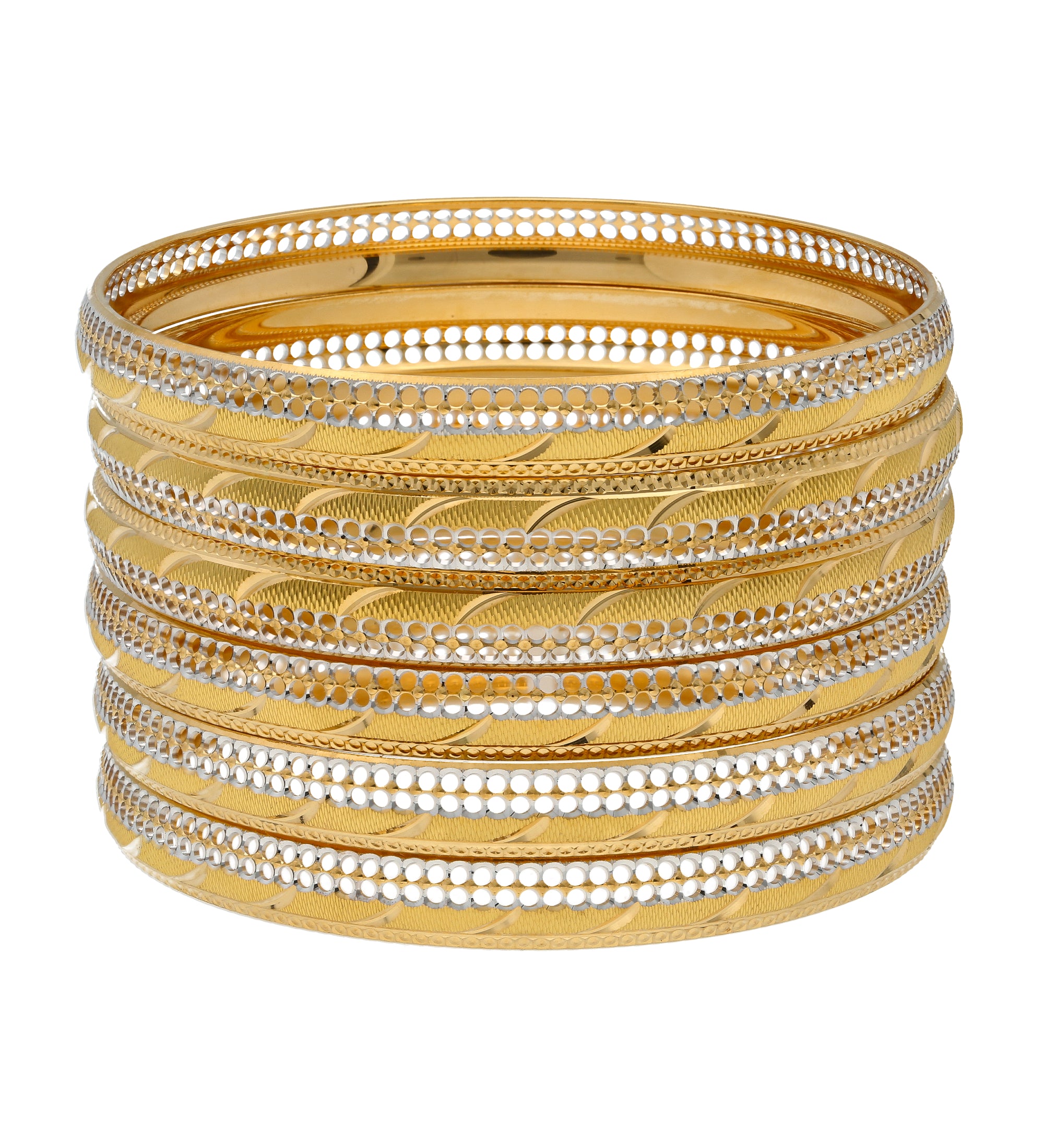 Buy Fresh Vibes Contemporary Design Golden Bangle Bracelet with Heart  charms for Women (Free Size) - Stylish & Fancy Sleek & Elegant Breslet Kada  for Girls at Amazon.in