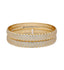 22K Yellow & White Gold Bangle Set (43.9gm)