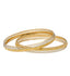 22K Yellow & White Gold Bangle Set of 2 (29.5gm)